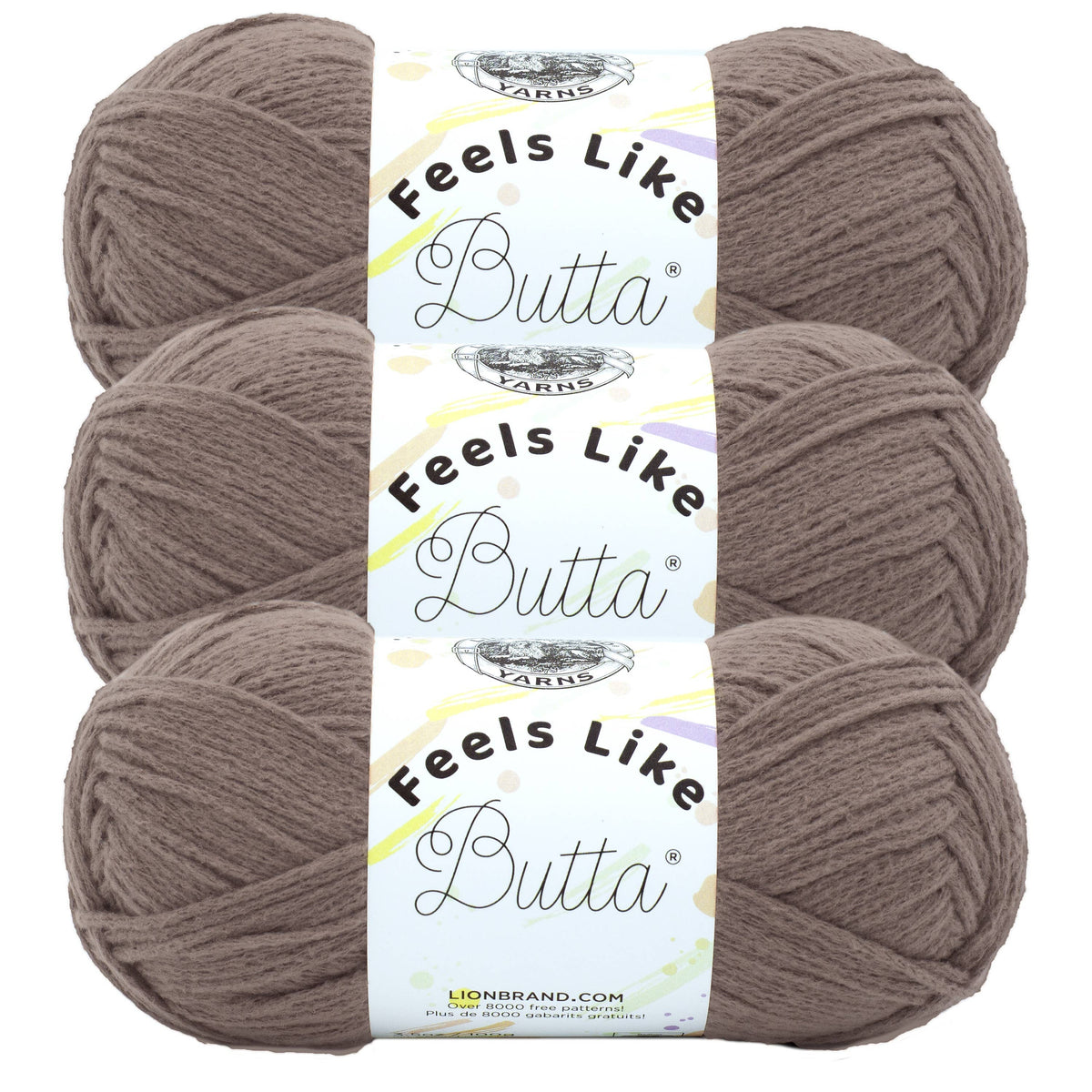Lion Brand Yarn Feels Like Butta 3 Pack
