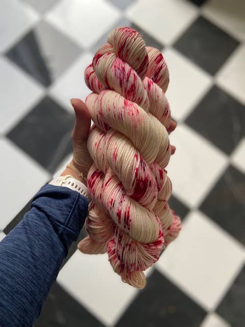 Mrs Claus Colorway - Hand Dyed Yarn; Multiple Base Options