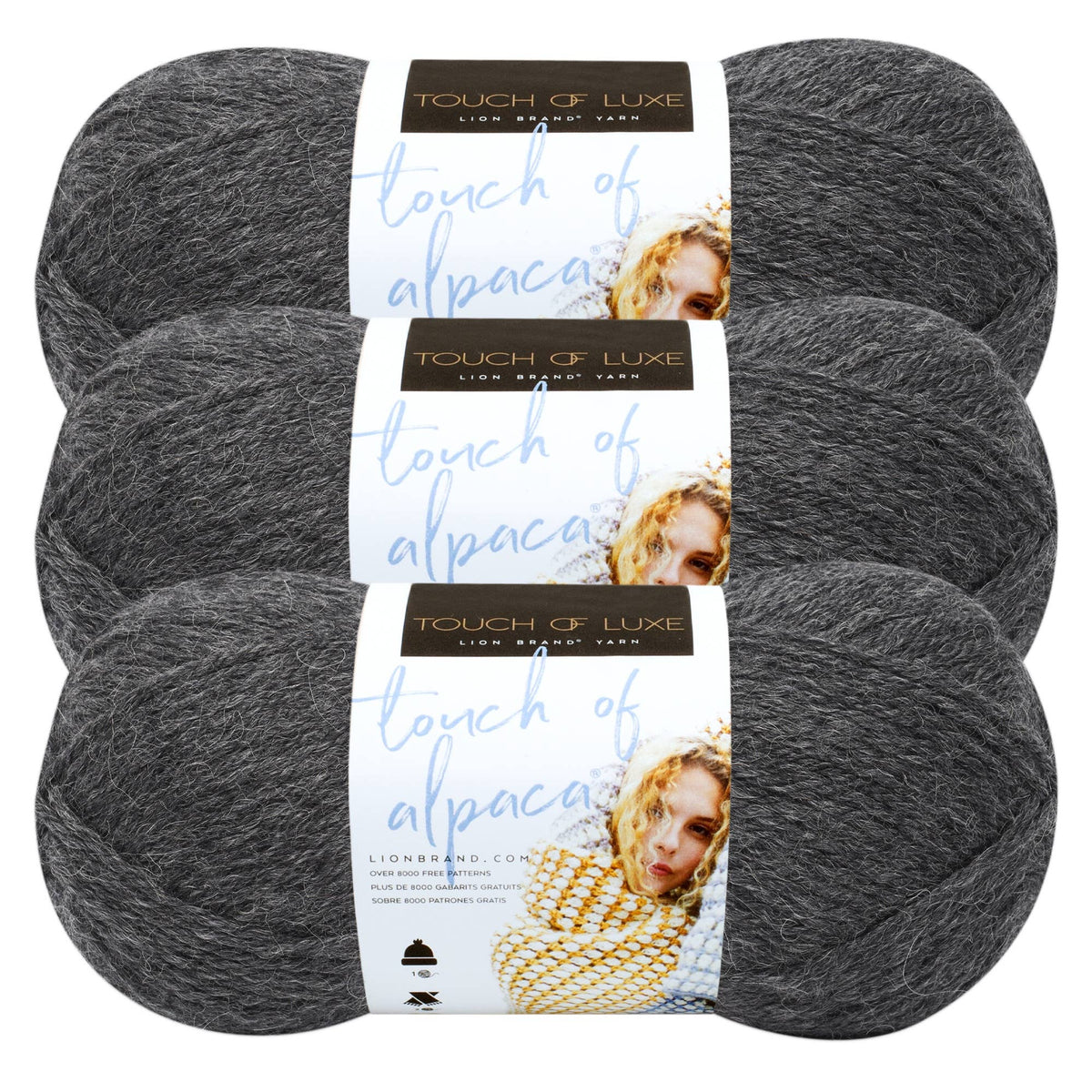Lion Brand Yarn Touch of Alpaca 3 Pack