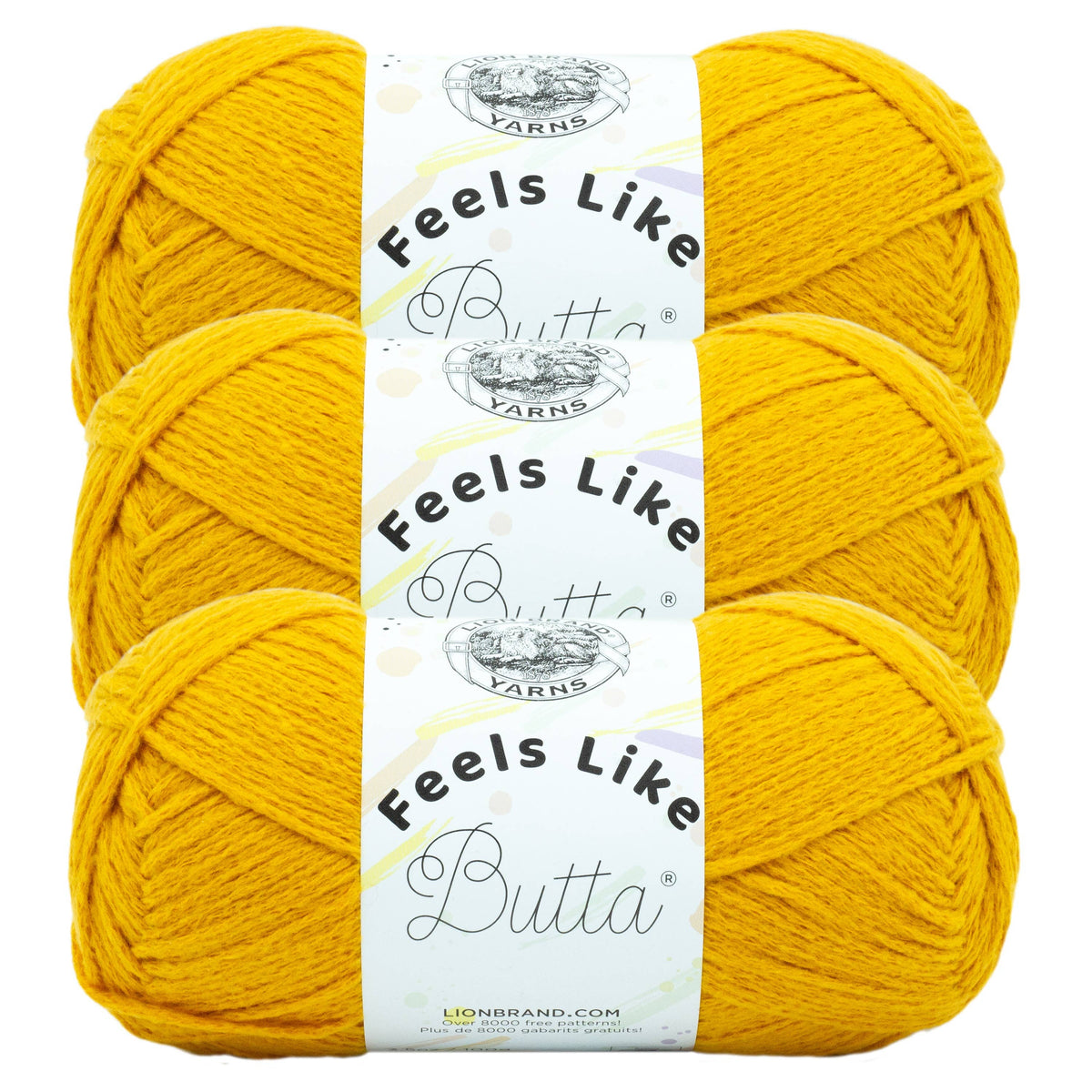 Lion Brand Yarn Feels Like Butta 3 Pack
