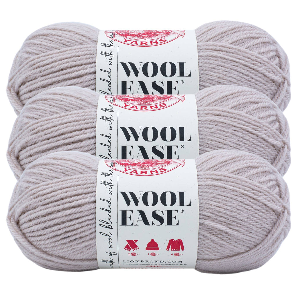Lion Brand Yarn Wool-Ease  3 Pack