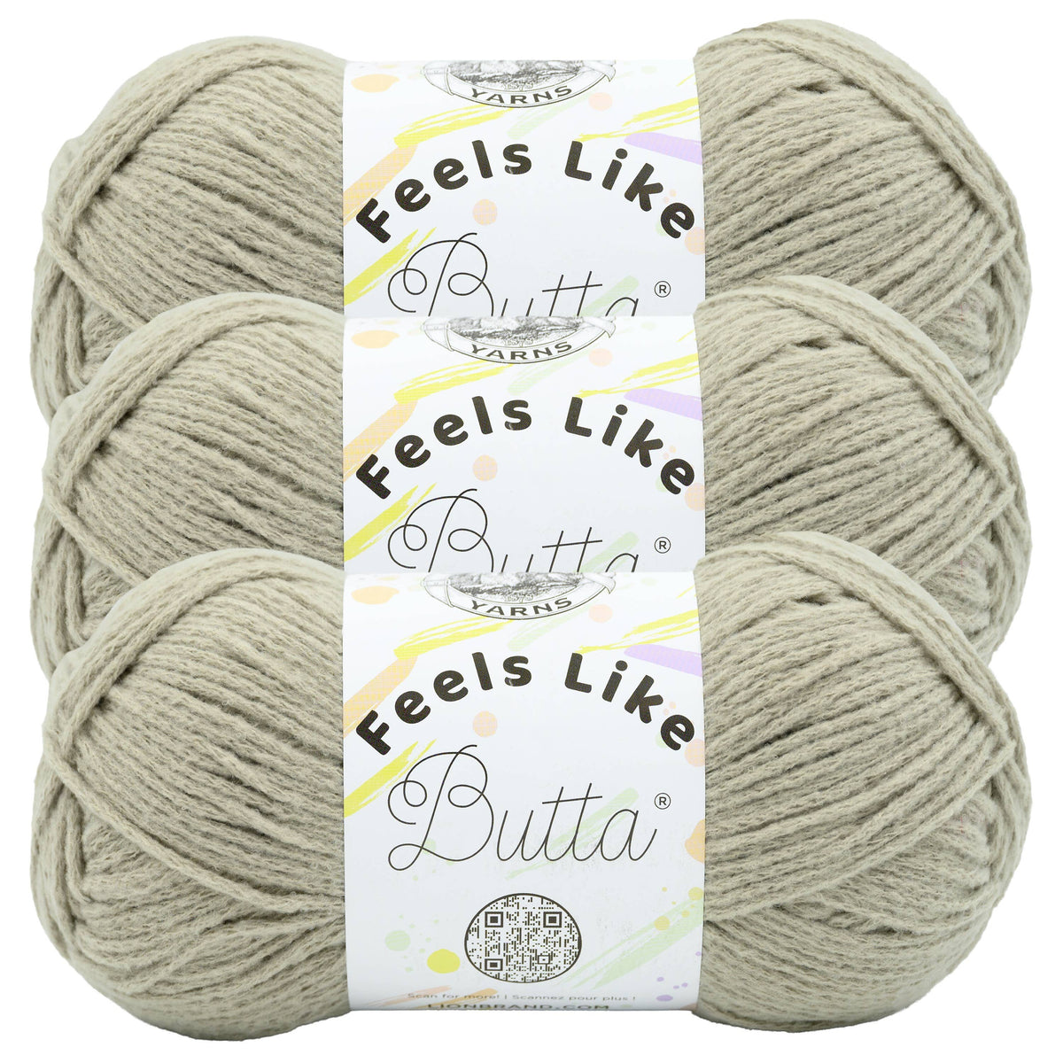 Lion Brand Yarn Feels Like Butta 3 Pack
