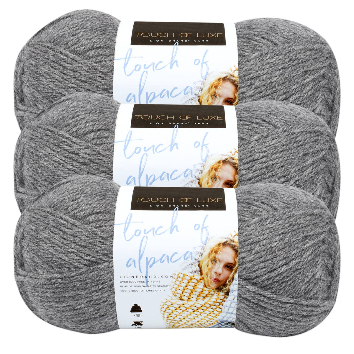 Lion Brand Yarn Touch of Alpaca 3 Pack