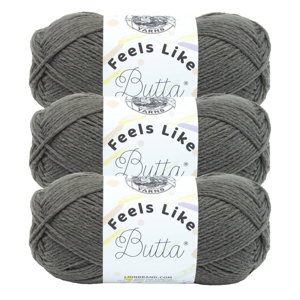 Lion Brand Yarn Feels Like Butta 3 Pack