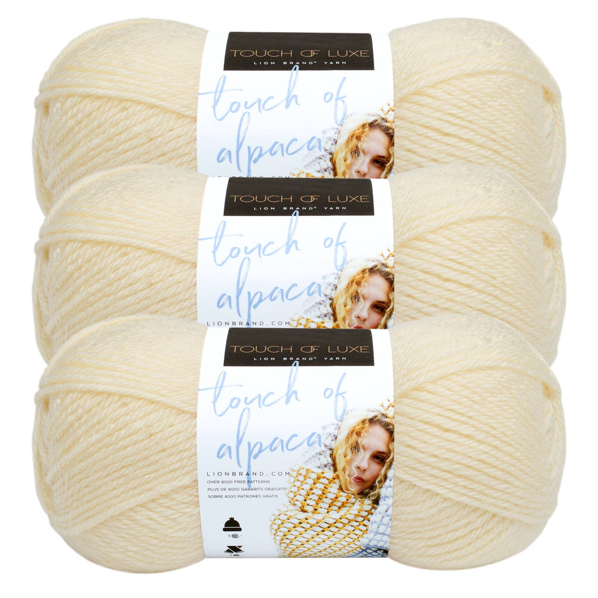 Lion Brand Yarn Touch of Alpaca 3 Pack