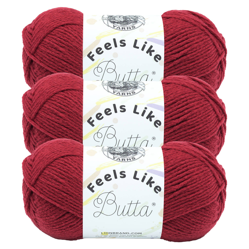Lion Brand Yarn Feels Like Butta 3 Pack