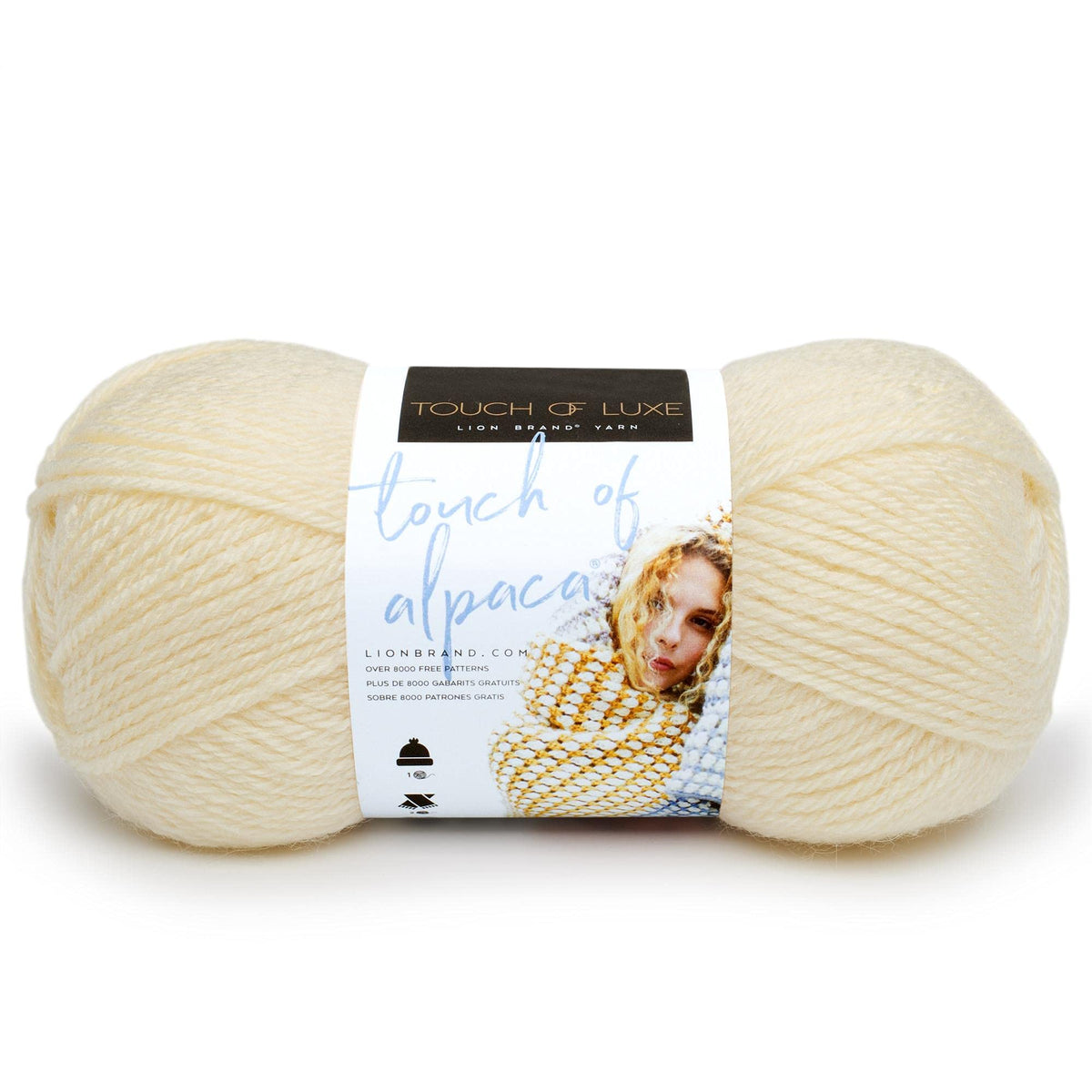 Lion Brand Yarn Touch of Alpaca - Cream