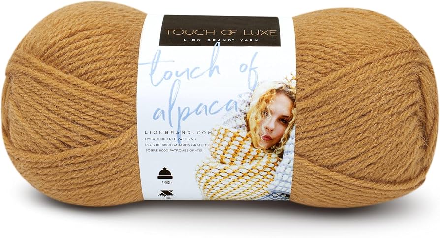 Lion Brand Yarn Touch of Alpaca - Goldenrod
