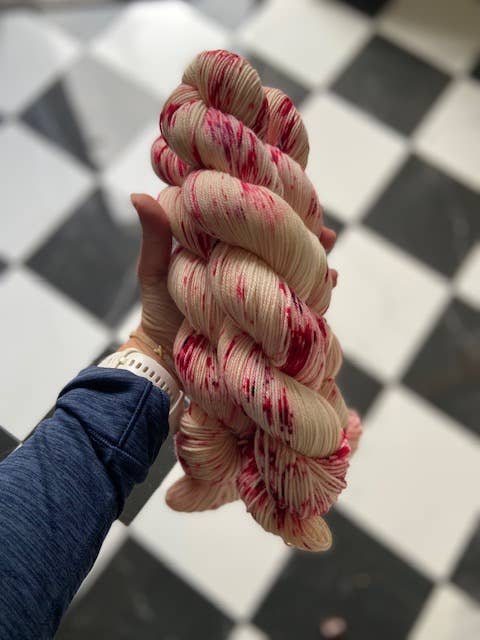 Mrs Claus Colorway - Hand Dyed Yarn; Multiple Base Options