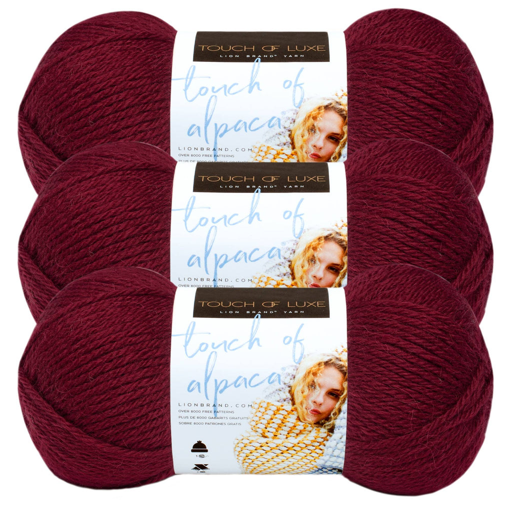 Lion Brand Yarn Touch of Alpaca 3 Pack