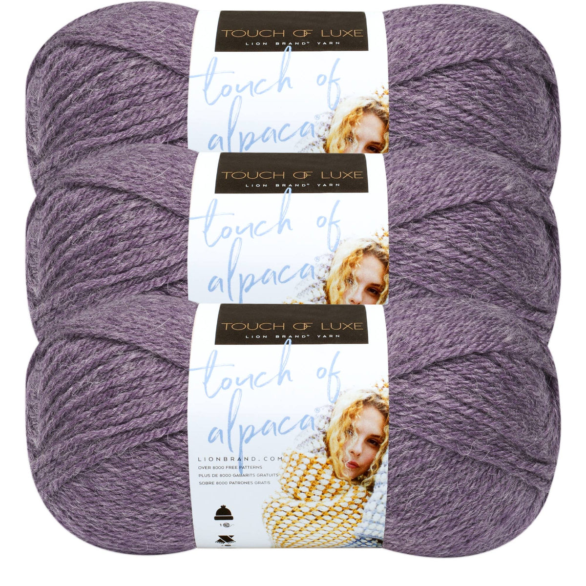Lion Brand Yarn Touch of Alpaca 3 Pack
