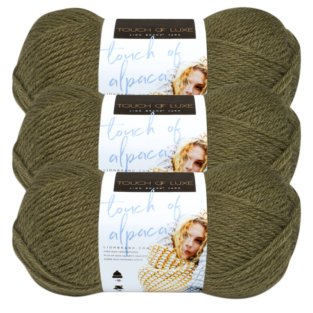 Lion Brand Yarn Touch of Alpaca 3 Pack
