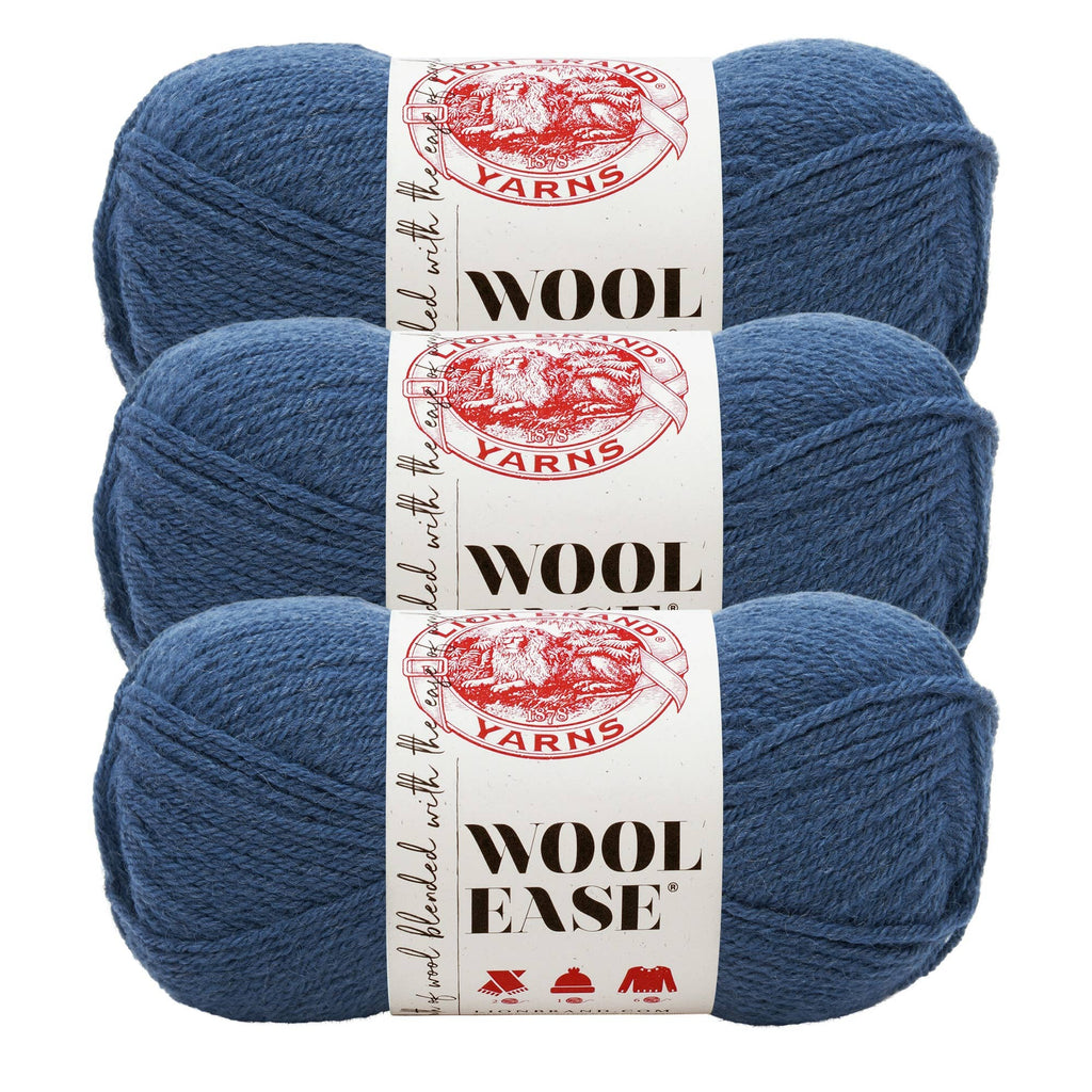 Lion Brand Yarn Wool-Ease  3 Pack