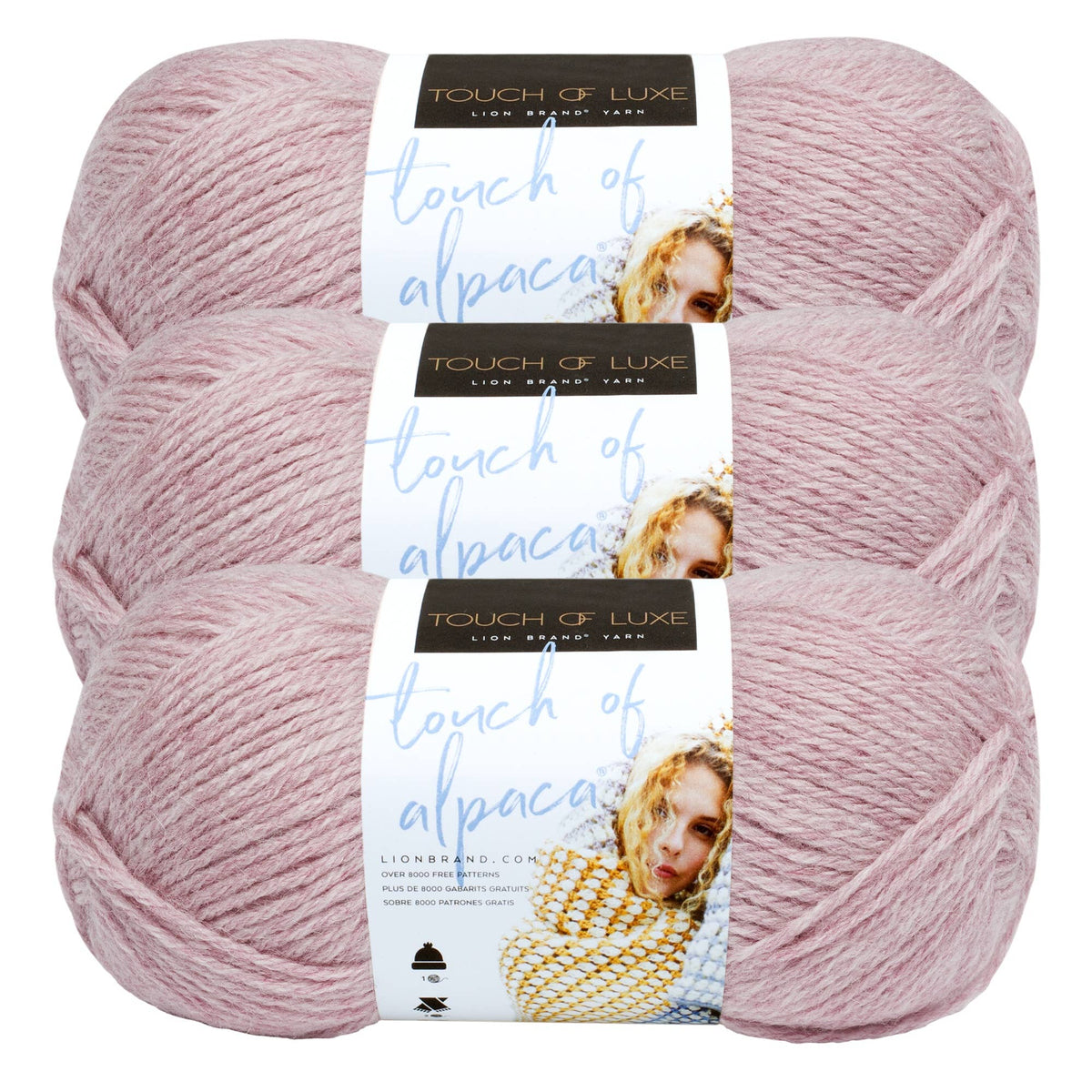 Lion Brand Yarn Touch of Alpaca 3 Pack
