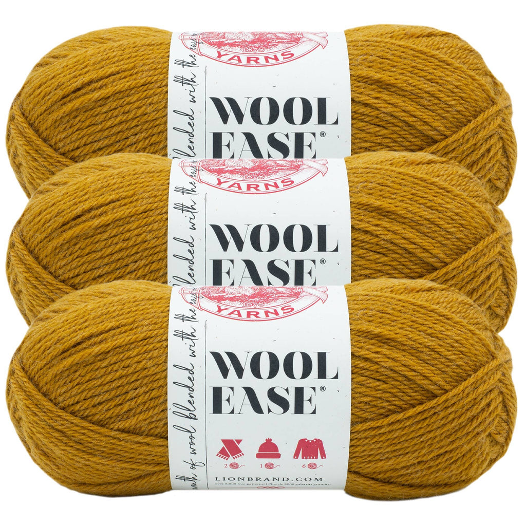 Lion Brand Yarn Wool-Ease  3 Pack