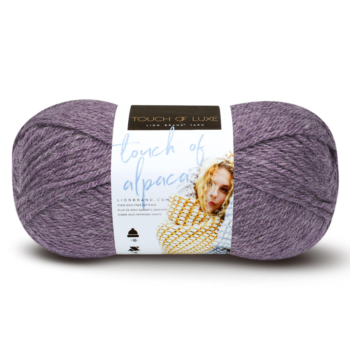 Lion Brand Yarn Touch of Alpaca - Purple Aster