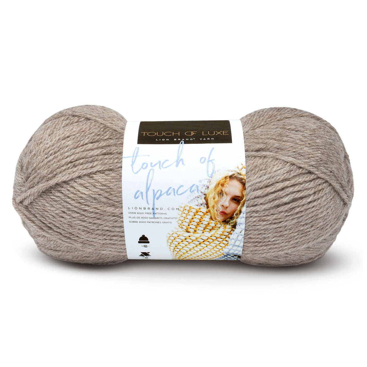 Lion Brand Yarn Touch of Alpaca - Taupe