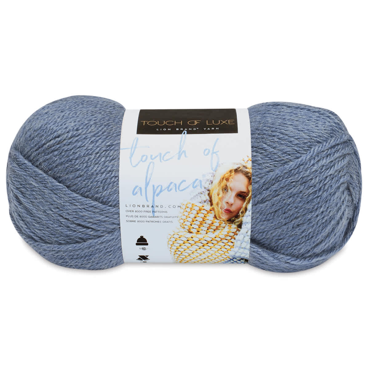 Lion Brand Yarn Touch of Alpaca - Dusty Blue